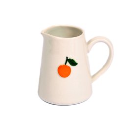 Orange Ceramic Mini Jug