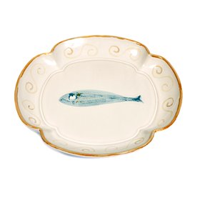 Stoneware Fish Plate