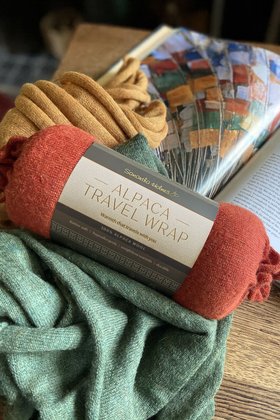 Luxury Alpaca Travel Wrap