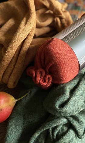 Luxury Alpaca Travel Wrap - Rust