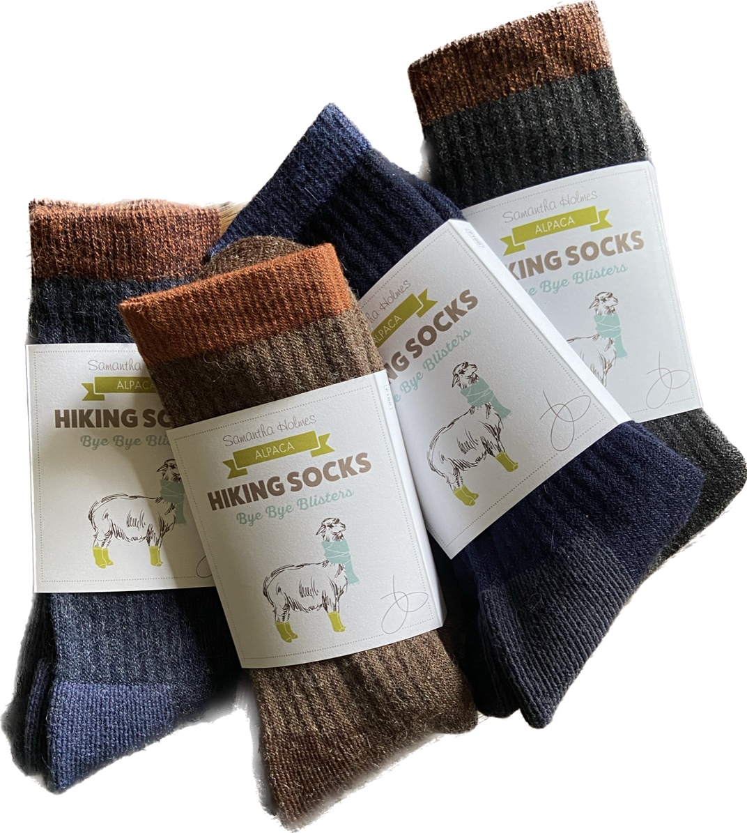 Giftable Alpaca Cushioned Hiking Socks