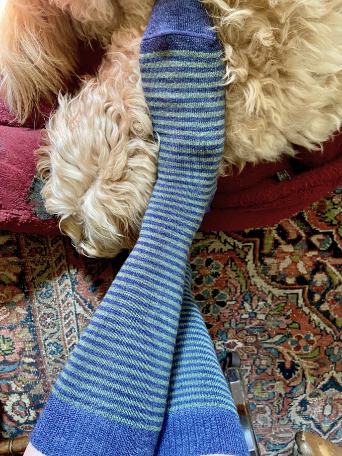 Striped Alpaca Socks
