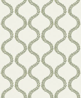LAUREL LEAF WALLPAPER - WILLOW