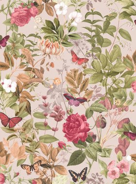 BODNANT GARDEN WHISPERING ROSE WALLPAPER