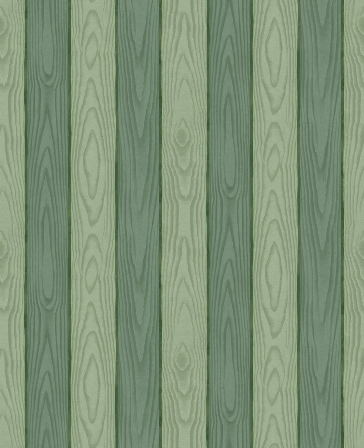 Graham & Brown x Kate Berry Moire Faux Bois Moss Wallpaper