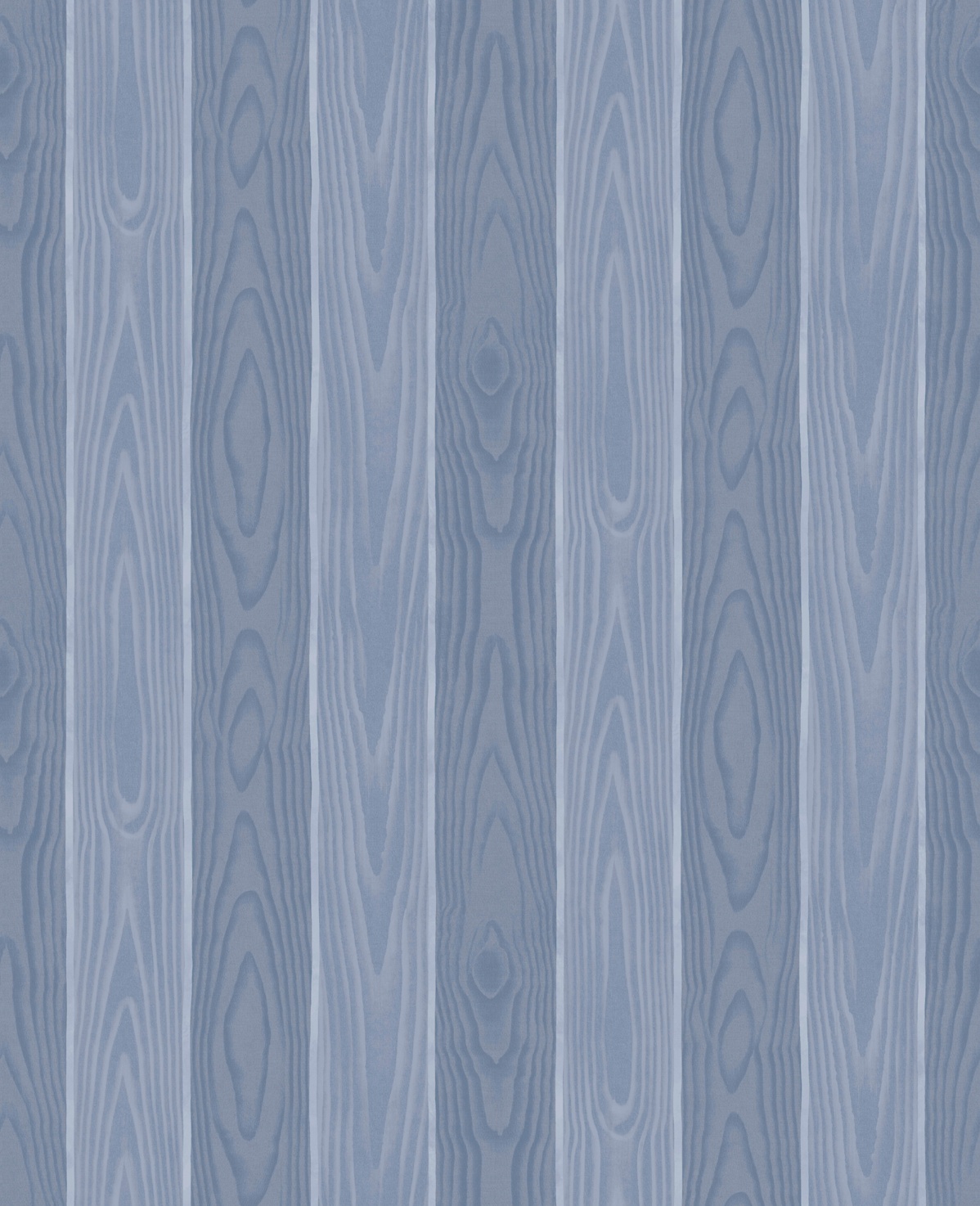 Graham & Brown x Kate Berry Moire Faux Bois Sky Wallpaper