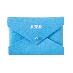 Personalised Name Leather Card Holder – Handmade Christmas Gift