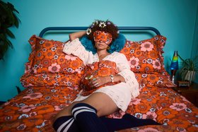 Weirdstock x The Chain Retro Floral Duvet Cover
