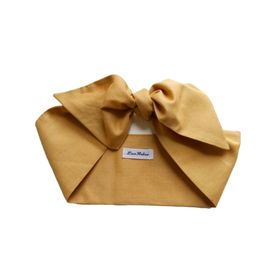 Mustard 9cm Hair Scarf