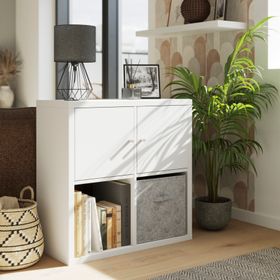 GoodHome Mixxit Storage White 4 shelf Cube Shelving unit