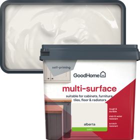 GoodHome Alberta Satin Multi-surface paint