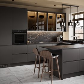 Goodhome Garcinia Matt Carbon Kitchen