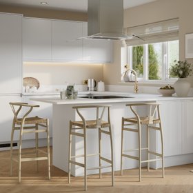 Goodhome Garcinia Matt Dove Grey Kitchen