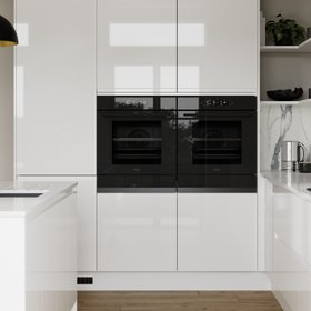 GoodHome Garcinia Gloss white Kitchen