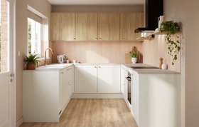 Kitchen Goodhome Elcot Matt White