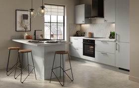 Kitchen Goodhome Elcot Matt Steel Grey