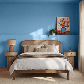GoodHome Tough & Durable Fréjus Matt Wall & ceiling Emulsion paint, 2.5L - Blue