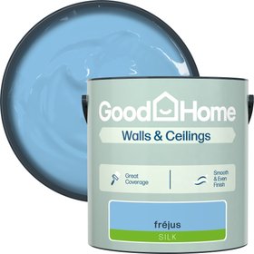 GoodHome Fréjus Matt Wall & ceiling Emulsion paint, 2.5L - Blue