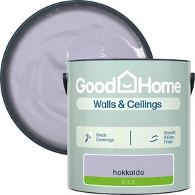GoodHome Hokkaido Matt Wall & ceiling Emulsion paint, 2.5L - Purple