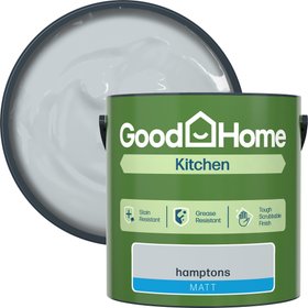 GoodHome Hamptons Matt Wall & ceiling Emulsion paint, 2.5L - Grey