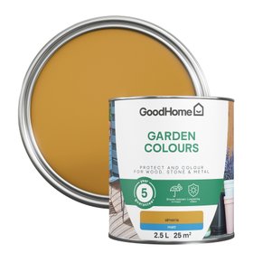 GoodHome Garden Colours Almeria Matt Metal, stone & wood Multi-surface paint, 2.5L