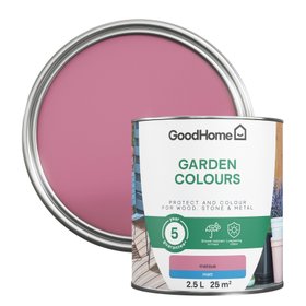 GoodHome Garden Colours Matsue Matt Metal, stone & wood Multi-surface paint, 2.5L