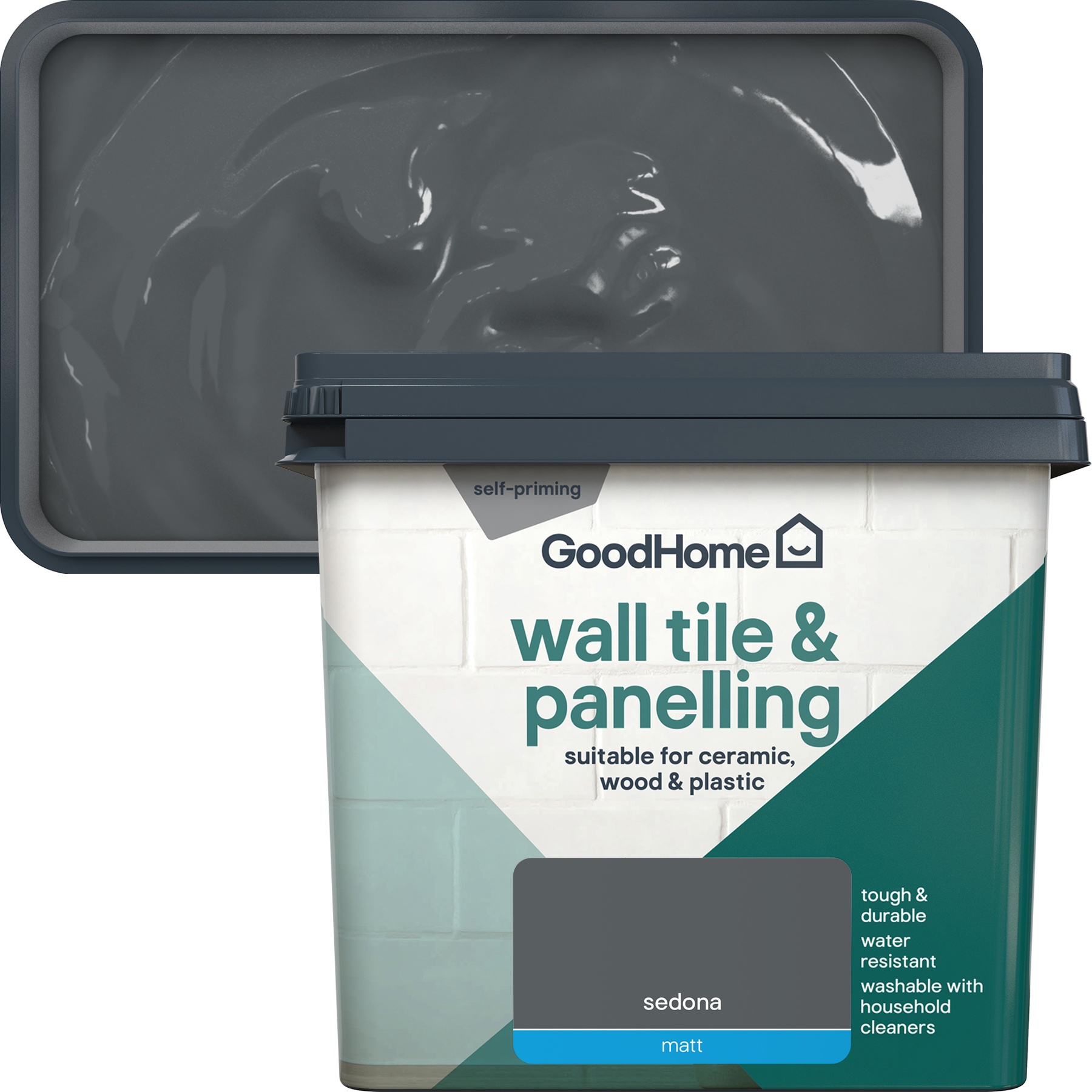 GoodHome Sedona Matt Wall Tile & Panelling Paint