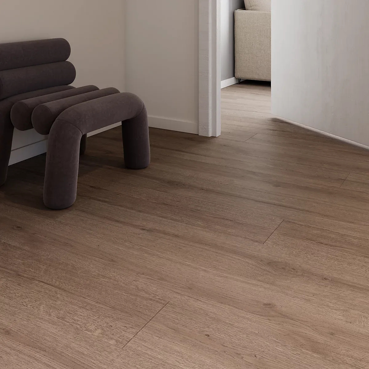 GoodHome Faversham Natural oak effect Structured Laminate Flooring, 1.99m²