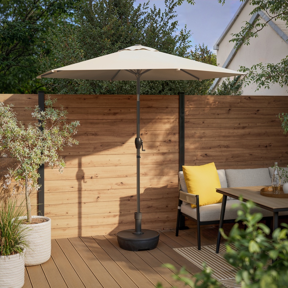 GoodHome Kasane (H) 2.3m Moonbeam Standing parasol