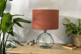 Terracotta Linen Lampshade