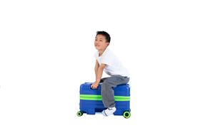 Trunkryder - Kids Ride-On Suitcase (True Blue)