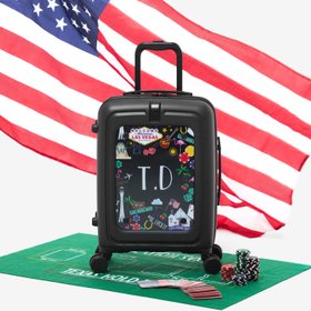 Modify - Suitcase with Personalised Panel (Upload Your Own - Image)