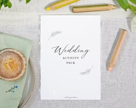 Minimalist Wedding Kids Activity Pack