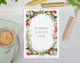 Gothic Wedding Kids Activity Pack
