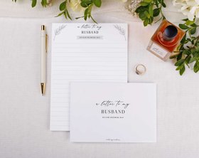Minimalist Wedding Letter to My Wife