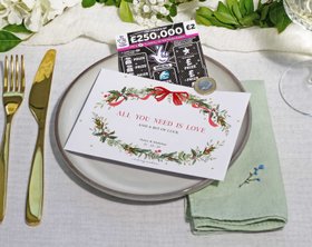 Vintage Wedding Favour Scratch Card Envelopes