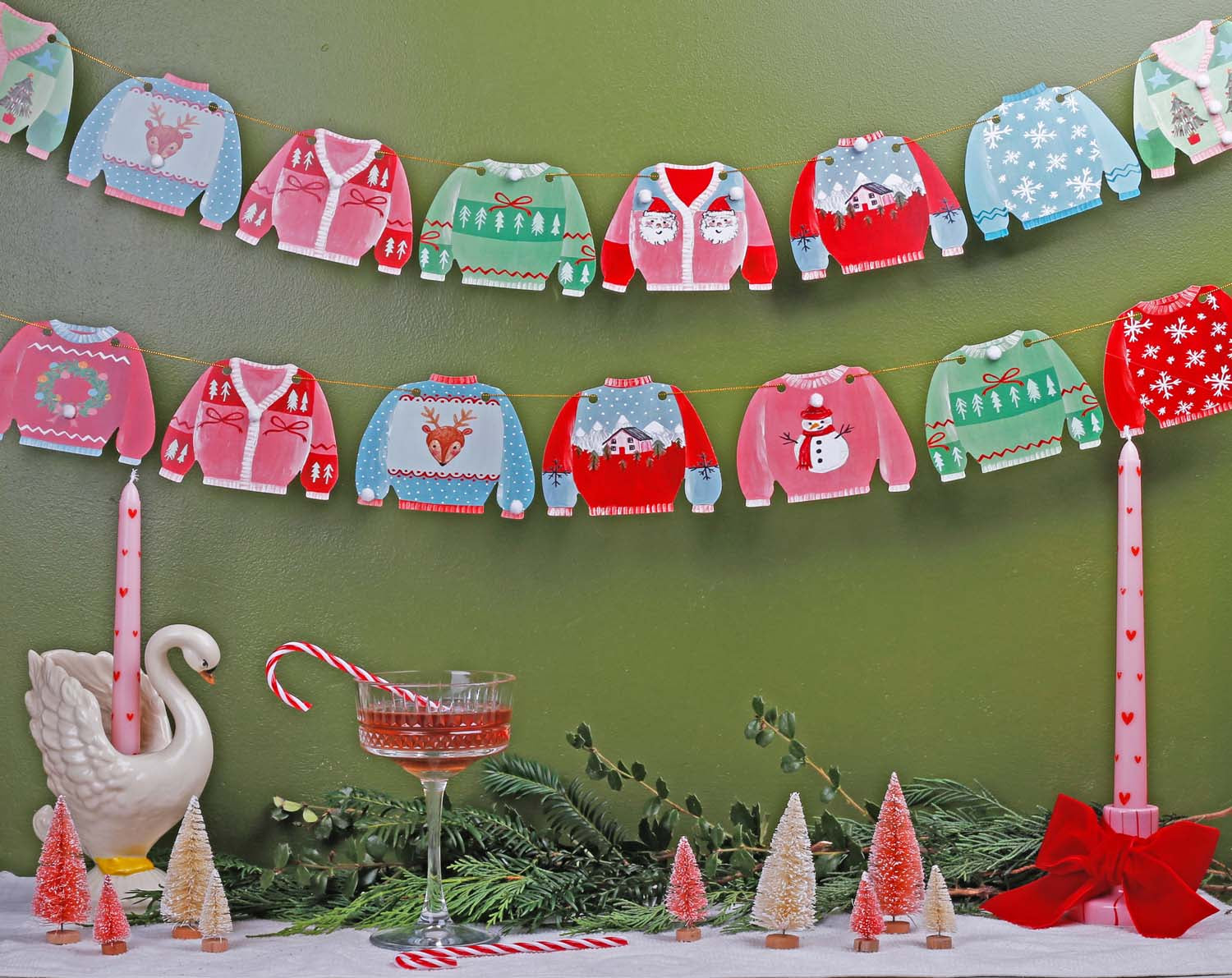 Jumper Christmas Bunting