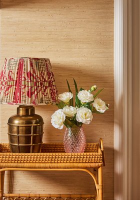 Tall Hobnail Vase - Pink