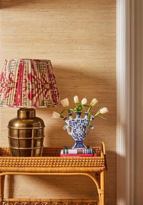 Delft Tulipiere Vase With Angel