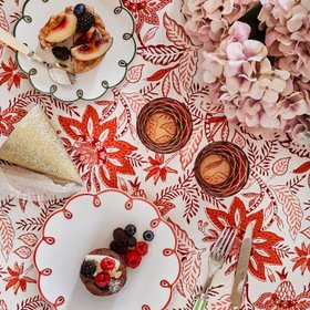 Bossa Nova Tablecloth - Red