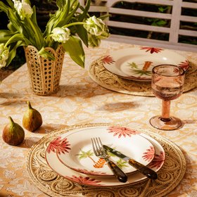 Arabella Side Plate, Green Palm Tree