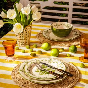 Cara Shell Cereal Bowl, Green