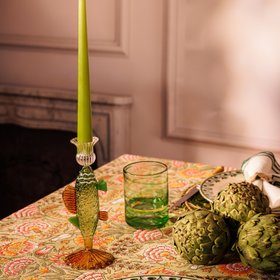 Ginny's Glass Bass Candle Holder