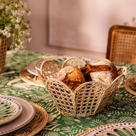 Atlántico Scallop Iraca Basket, Natural