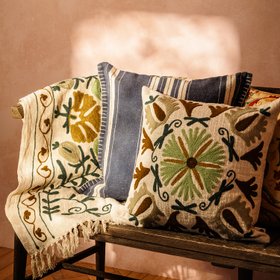 Samuel Suzani Cushion, Green