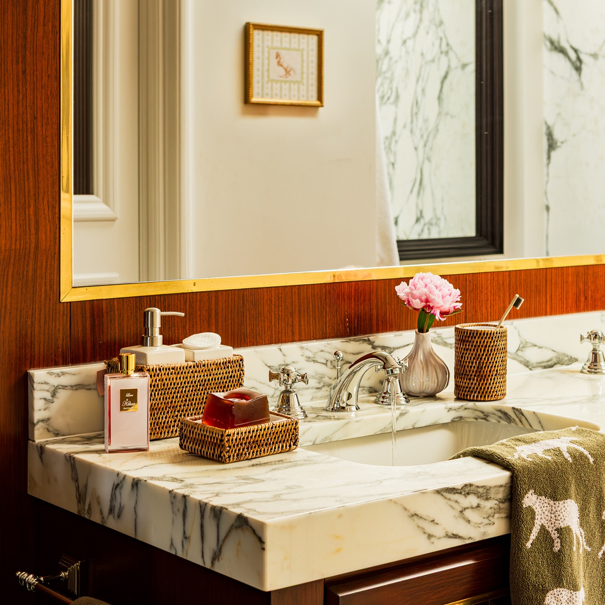 Rosie's Suds and Style Rattan Soap Dish