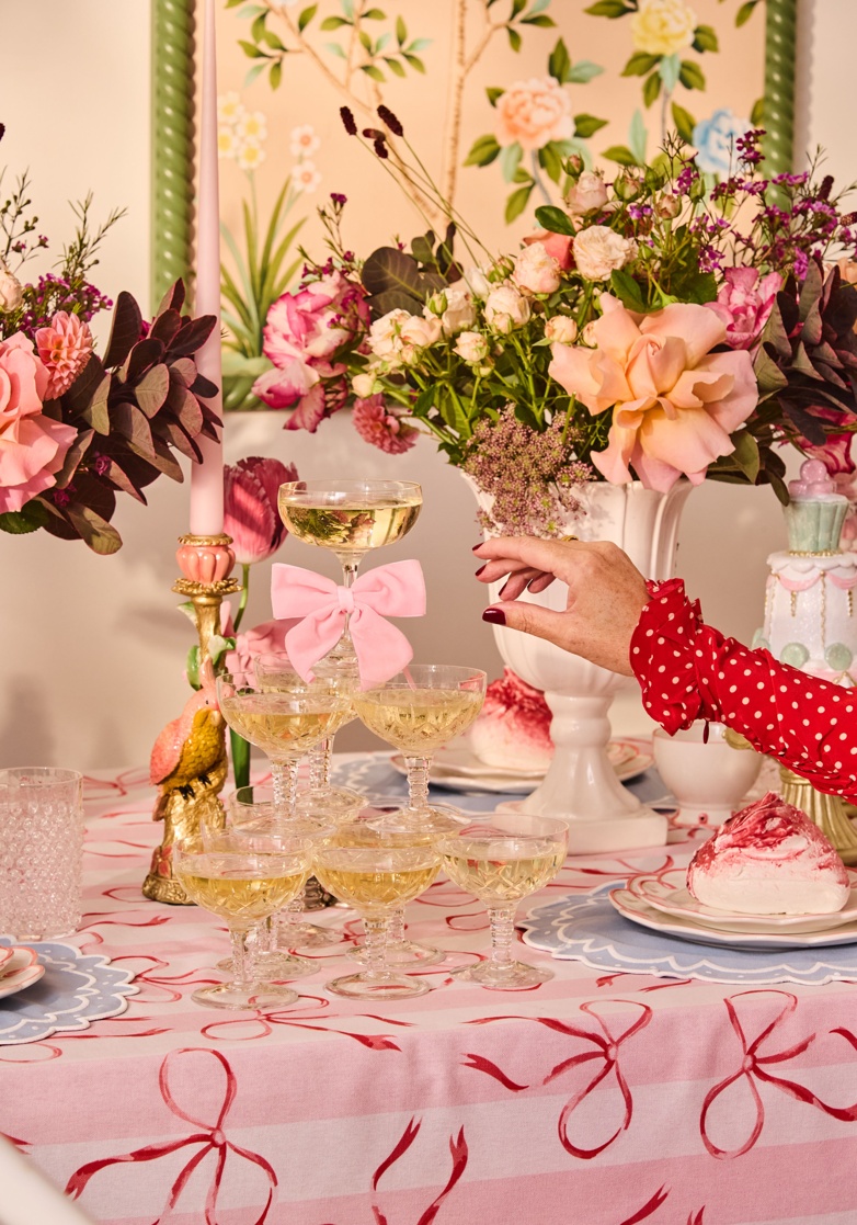 Blush Dreams Velvet Bow Collection