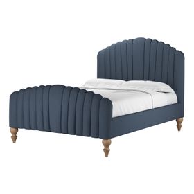 The Roost   Sofa.com   Bella Cotton Matt Velvet Bed – Double £1790