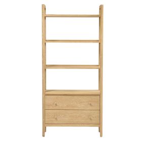 Berkeley Nordic Oak Large Open Bookcase