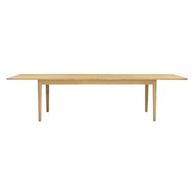Berkeley Nordic Oak 8-12 Seater Extending Dining Table